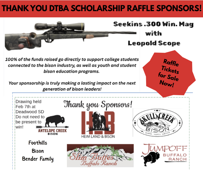 2026 raffle gun sponsor thank you slide